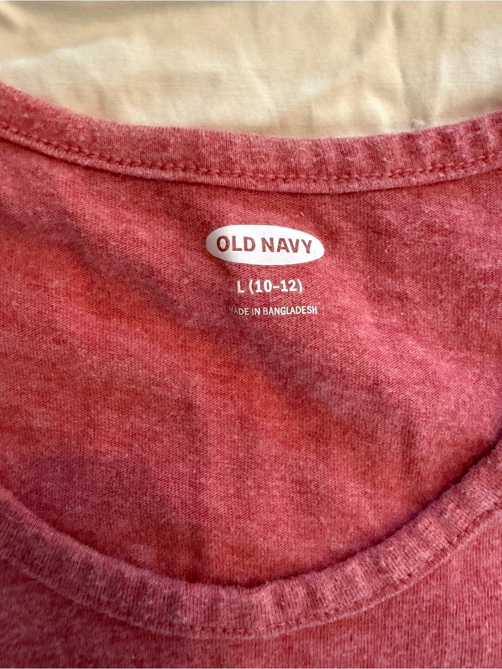 Old Navy Kids USA Graphic Tank Top Red Patriotic Sleeveless Shirt Size L 10-12 - Picture 2 of 3